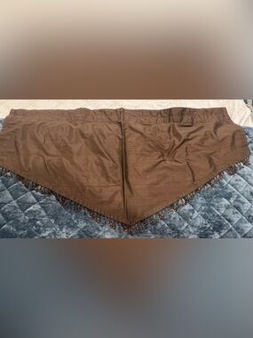 Brown Beaded Valences (2)